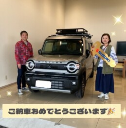 ハスラーご納車しました！